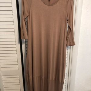 Boutique light beach dress.